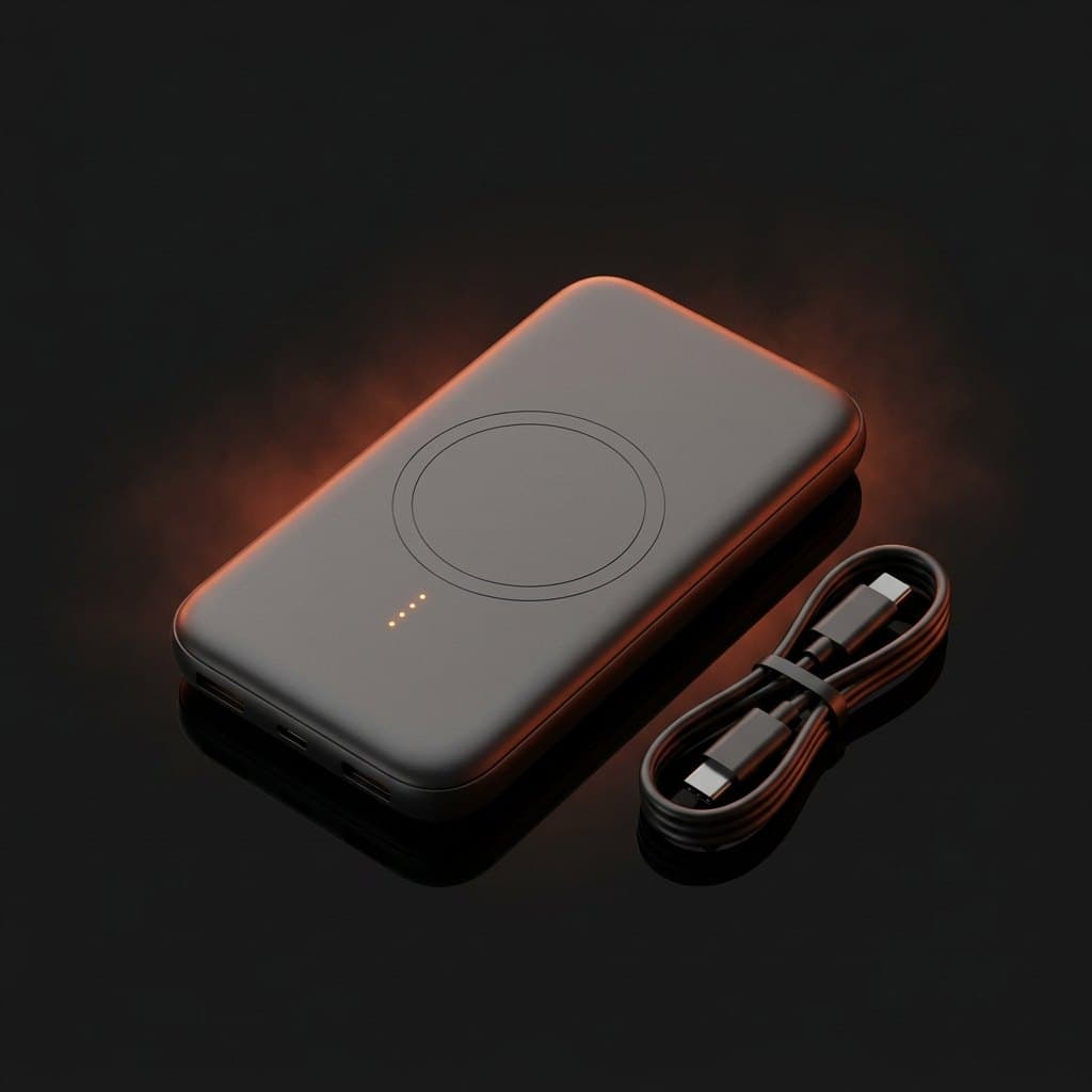 Power bank magnético 10 000 mAh